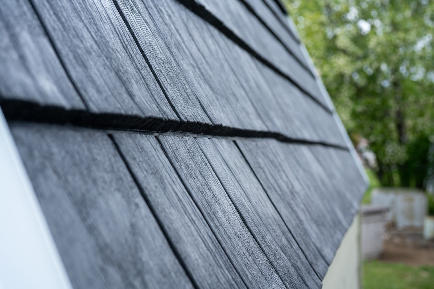 Hail damaged roof documented for an insurance claim