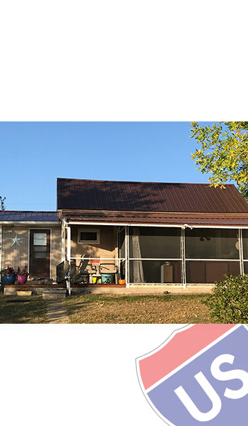 Metal roof installation in North Dakota