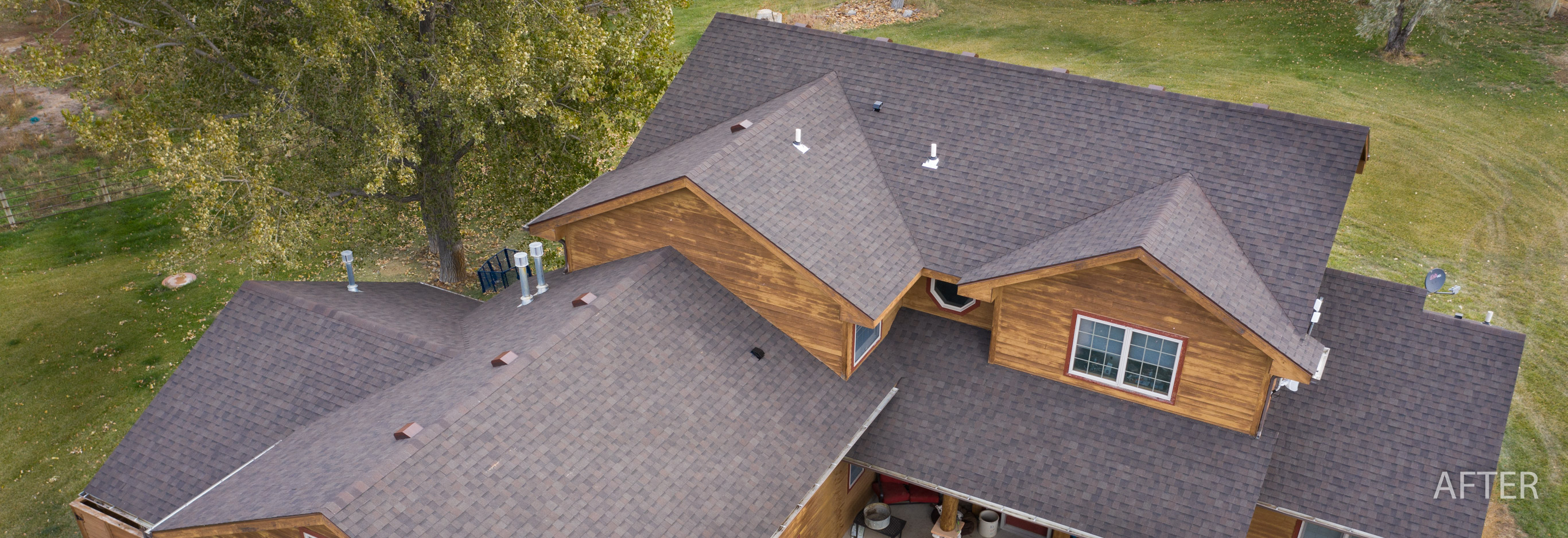 Farm House Asphalt Roofing Shingle Repair - Selisha Montana